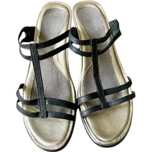 Naot Loop Slide Strappy Avantgarde Collection Sandal - Black - EU 39/US 8.5 - Picture 4 of 12